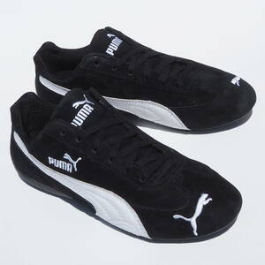  rare!! dead!! new goods 27.5cm PUMA Puma Speed cat black suede driving shoes natural leather 
