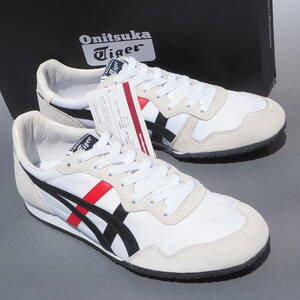  dead!! 27cm unused limitation!!onitsuka Tiger SERRANO cellar no white x black x red Onitsuka Tiger