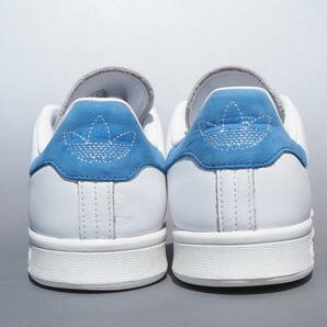 US 8 / 26cm 限定 19年製 adidas STAN SMITH スタンスミス 白ｘ水色 STANSMITHの画像4