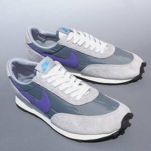 美品!! US 10.5/ 28.5cm 名作!! 19年製 限定 nike DAYBREAK SP COOL GREY グレーｘ紫 デイブレイク レトロ ランニングシューズ