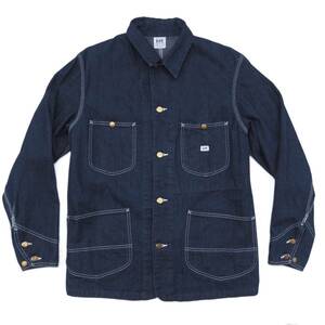 濃紺!! 美品 サイズ40 91-J Lee LM5412 復刻 カバーオール 首振りボタン ビンテージ ヴィンテージ JELT DENIM UNION MADE