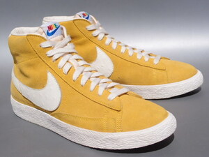 美品!! 29cm 限定!! 13年 限定 nike ブレザー BLAZER マスタード からし色 レインボーロゴ