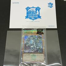 128-499 ◆ 遊戯王　OCG 　決闘者伝説「青眼の白龍」25thレア　未開封（初期キズ有り）TD02-JP001_画像1