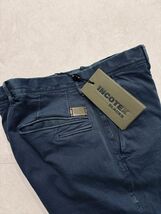 4458】新品4.4万【INCOTEX / インコテックス　32　春夏モデル　TIGHT FIT　定番SLACKS　ストレッチコットンテイラードチノ】ネイビー_画像4