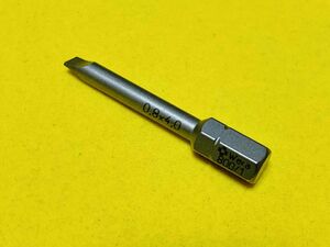 Wera 【ビット】〈056020〉800/1Z ビット マイナス 0.8×4.0×39mm