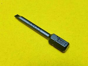 Wera 【ビット】〈056010〉800/1Z ビット マイナス 0.6×3.5×39mm