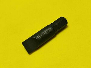 Wera 【ビット】〈072120〉800/2S ビット マイナス 1.6×10×41mm（シャンク径：5/16インチ）