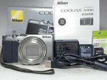 ◆美品◆Nikon ニコン COOLPIX A900 コンパクトデジタルカメラ 32GBメモリ 6ヶ月動作保証 元箱即決送料無料_画像1