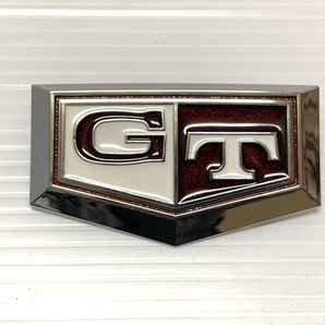 再入荷致しました！◆ ケンメリ リアフェンダー GT エンブレム GTR 赤 2個セット！◆ パーツアシスト製 GT-R KPGC110 skyline 旧車の画像3