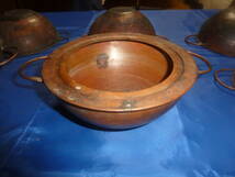 湯煎器　湯煎鍋　φ１８０㎜x80㎜　銅製　本体のみ（環状蓋無し）６個_画像4