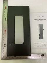 【開封のみ】Satechi ★USB-C Proハブ ミニ 6-in-2 (スペースグレイ) USB4, USB-Aデータ, USB-Cデータ (MacBookPro Air M1 M2対応)_画像7