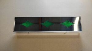 三菱ふそう　17スーパーグレート用　エアータンクブラケット　アンドン　#600　菱3個　緑　LEDテープ付き