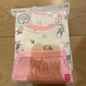 110cm★新品　未開封　ユニクロ ピーターラビット　UNIQLO パジャマ 長袖パジャマ 即決