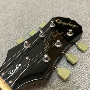 epiphone by Gibson Les Paul studio BLK エピフォン ギブソン レスポール スタジオ ジャンク扱い lespaul の画像4