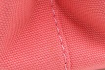 アンテプリマ ミスト ハンドバッグ シシリー PB14FR4089 ピンク キャンバス 中古 ロゴ チャーム付 タッセル_画像5