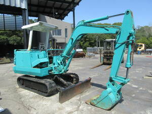 油谷 №5590 Nissan ハニックス N260-2 2.5tクラス 3492hours マルチ カギ無 Mini Excavator 中古 rubber tracks 重機ショベル 格安 バックホウ 福岡