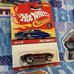 HOT WHEELS Classics 1965 Corvetteシボレー コルベット オープン メタリックオレンジ ホットウィール クラシック 当時物 CHEVROLET