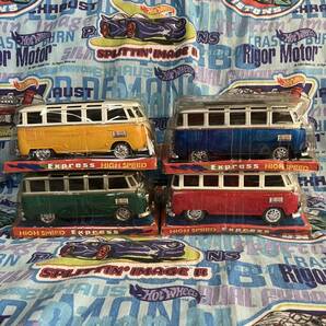 ワーゲンバス VW BUS 4台セット タイプ2 TYPE Ⅱ フォルクスワーゲン Volkswagen HIGH SPEED EXPRESS Friction Poweredの画像3