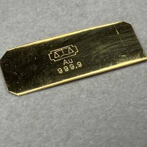 純金　約10.0g　ゴールド　GOLD999　K24　貴金属　地金　〔C1〕