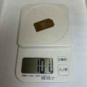 純金 約10.0g ゴールド GOLD999 K24 貴金属 地金 〔G4〕の画像5