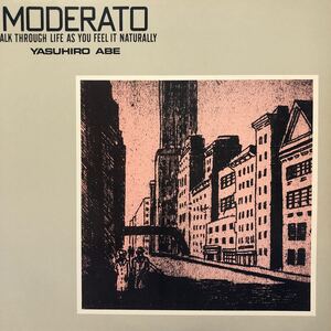 安部恭弘 MODERATO LP レコード 5点以上落札で送料無料e