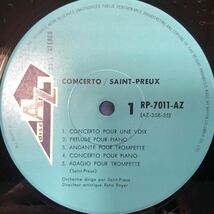 Concerto Saint-Preux サン・プルー楽団 ふたりの天使、天使のプレリュード 帯付LP レコード 5点以上落札で送料無料e_画像3