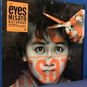 渡辺美里 eyes シュリンク付 LP レコード 5点以上落札で送料無料e