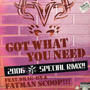 Eve Got What You Need (2006 AV8 Special Remix) Drag-On Fatman Scoop 12インチ LP レコード 5点以上落札で送料無料e