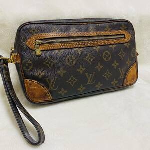 LOUIS VUITTON ルイヴィトン マルリードラゴンヌ レザー セカンドバッグ クラッチバッグ　M51825/TH0932