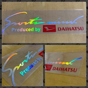 DAIHATSU レインボーメッキ新品ステッカー タント　カスタム　ムーヴ　タフト　コペン　ウエイク 