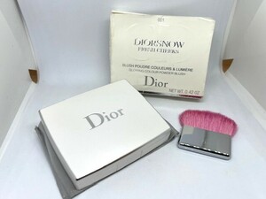 【未使用 保管品】Christian Dior ディオール DIOR SNOW FRESH CHEEKS チーク 12g 化粧品 コンパクト