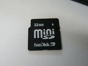  operation guarantee!SanDisk miniSD card 32MB