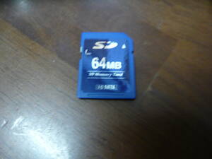  operation guarantee!I*O DATA SD card 64MB