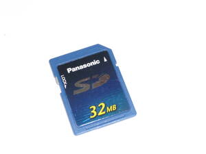 動作保証！Panasonic SDカード 32MB　安心の日本製