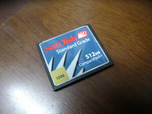 動作保証！SanDisk CFカード 512MB　②