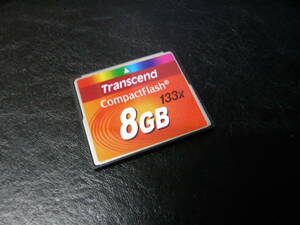 動作保証！Transcend CFカード 8GB