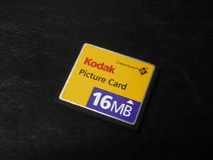 動作保証！Kodak　CFカード 16MB