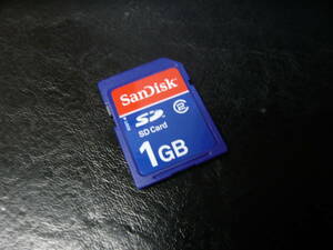 動作保証！SanDisk ＳＤカード クラス② 1GB