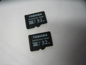 動作保証！送料無料！TOSHIBA micro SDHC 32GB 2枚セット