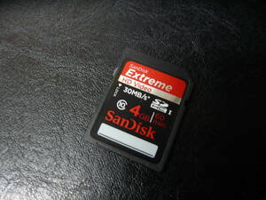 動作保証！SanDisk Extreme SDHC 4GB クラス⑩