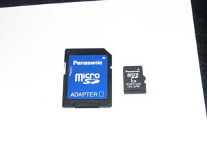 動作保証！Panasonic microSD ＳＤカード 1GB SDカードアダプタ付