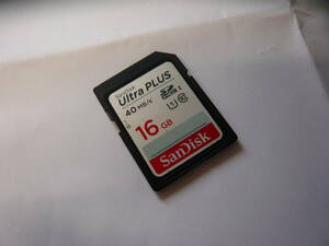 動作保証！SanDisk Ultra PLUS SDHCカード 16GB クラス⑩