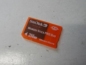 Гарантия операции! Sandisk Memory Stick Pro Duo 256 МБ волшебные ворота