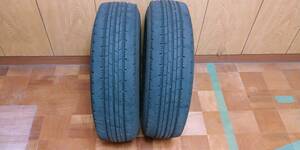 【　約 ８ 分山！!　２０２１ 年製！！ 】　１９５／７５Ｒ１５　ダンロップ　（ ＬＴ ５０ M ）　２ 本　