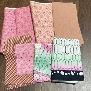 生地 ハンドメイド 鬼滅の刃 ハギレ