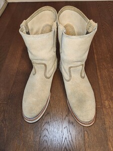 中古レッドウィング ペコスブーツ9E RED WING PECOS スエード