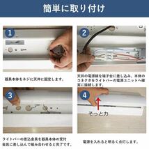 未使用＜６台/セット＞ベースライト（逆富士２灯式相当）50W ＜昼白色＞在庫処分＜7＞_画像7