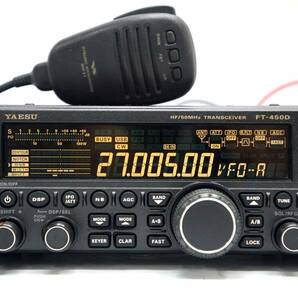 ★☆YAESU FT-450D HF/50MＨz オールモード機 100W 固定機 無線機☆★の画像1