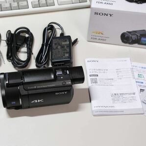 SONY Handycam FDR-AX60 デジタル4Kビデオカメラレコーダー 動作確認済み”ほぼ新品”の画像2