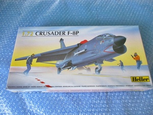 プラモデル エレール Heller 1/72 クルセイダー F-8P CRUSADER F-8P 未組み立て 昔のプラモ 海外のプラモ